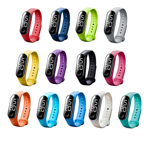 Kids LED Digital Wrist Watch Outdoor Sports Watch For Boys Girls Electronic Date Clock