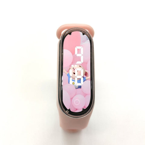 Kids Watches Cartoon LED Sports Clock Fashion Watch For Girls Boys