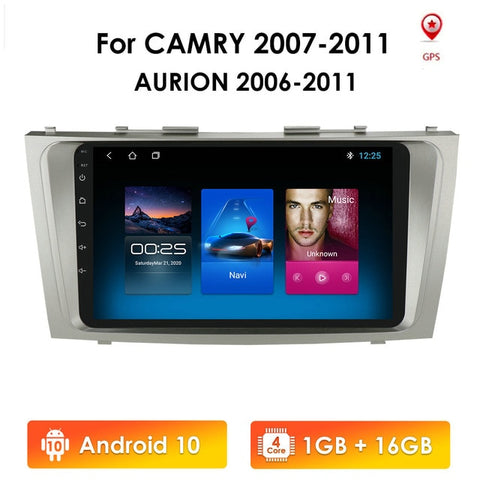 9 inch 2.5D Android 10 CAR DVD Radio Multimedia Player For Toyota Camry 2007 2008 2009 2010 2011 Navigation gps
