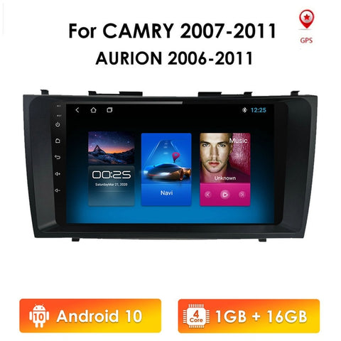 9 inch 2.5D Android 10 CAR DVD Radio Multimedia Player For Toyota Camry 2007 2008 2009 2010 2011 Navigation gps