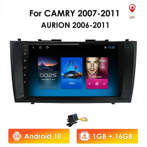 9 inch 2.5D Android 10 CAR DVD Radio Multimedia Player For Toyota Camry 2007 2008 2009 2010 2011 Navigation gps