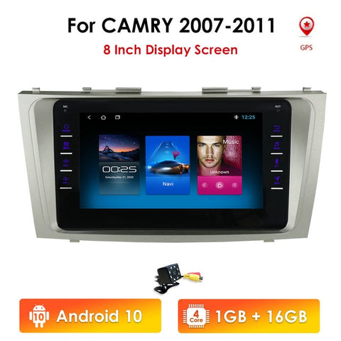 9 inch 2.5D Android 10 CAR DVD Radio Multimedia Player For Toyota Camry 2007 2008 2009 2010 2011 Navigation gps