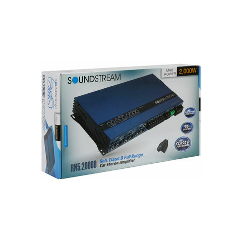 SOUNDSTREAM RN5.2000D 5 Channel Amplifier