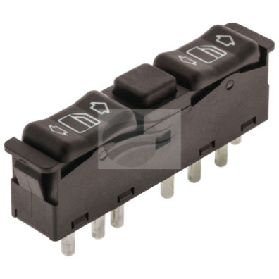 POWER WINDOW SWITCH MERCEDES W126 / W201 DUAL SWITCH C/ LOCK (ESW6861)