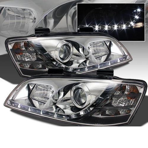Holden Commodore VE (series 1) DRL LED projector headlights CHROME