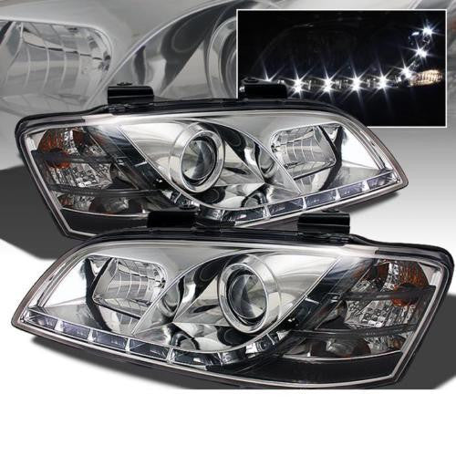 Holden Commodore VE (series 2) DRL LED projector headlights CHROME